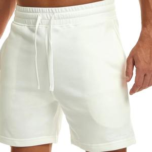 Shorts de sport décontractés pour hommes, respirants, en coton et maille, cinq quarts de pantalon, taille XL, shorts de gym, motif uni, tricot, service OEM - Product Image 3