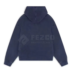 เสื้อมีฮู้ดผ้าฟลีซสำหรับผู้ชายเสื้อฮู้ดผ้าโพลีเอสเตอร์/ ผ้าฝ้ายผสมแฟชั่นสตรีทแวร์แบบสวมหัวทันสมัยสำหรับฤดูหนาว - Product Image 2