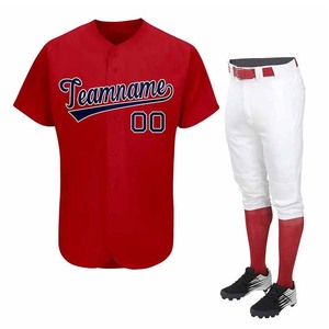 Nouveau best-seller uniforme de baseball pour hommes et vêtements de sport Nouveau bon marché Meilleure vente logo professionnel uniforme de baseball - Product Image 1
