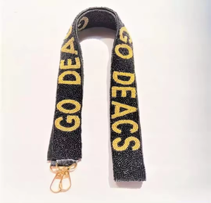 New <b>Leopard</b> <b>Print</b> Beaded <b>Belts</b> 3.8 cm Glitter Crossbody Shoulder Handbag Hardware Bag Straps - Product Image 1