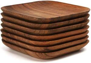 Plateau de service en bois de manguier rustique pour un aspect naturel grand plateau de service rond en bois pour fruits et collations de qualité supérieure - Product Image 3