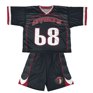 Sublimated Design Printed Lacrosse Uniform For Custom Your Own Brand Logo Short Sleeve Sets With 100% Polyester Fabric - Product Image 2