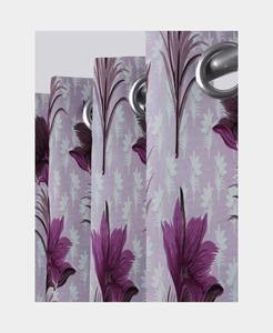 100% Polyester Floral Pattern Printed Home Decorative Readymade Butterfly <b>Curtains</b> Full Light Shading Neelkamal Wholesaler - Product Image 3