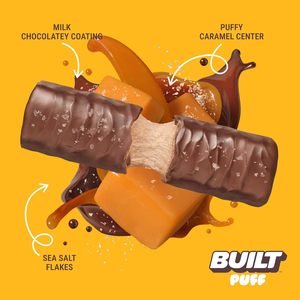 BUILT <b>Bar</b> Puff Protein <b>Bars</b> - Salted Caramel - 12 Count - Product Image 5