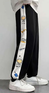 Pantalon en molleton décontracté en coton pour homme, streetwear, qualité portable, design unique et respirant, couleur personnalisée - Product Image 2