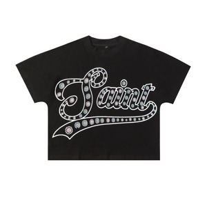 T-shirt Homme Oversize à Imprimé Cartoon Saint Croix, Manches Courtes, Col Rond, Style Urbain, en Coton Jersey - Product Image 2