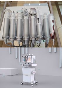 Appareil professionnel 8-en-1 de microdermabrasion pour soins de la peau avec analyseur cutané IA, jet d'oxygène et machine de rajeunissement facial à petites bulles - Product Image 6