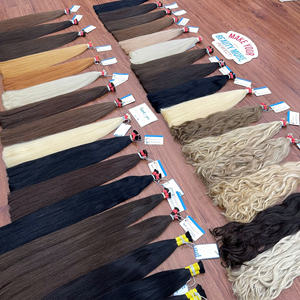 Meilleure vente de cheveux humains de toutes les couleurs Extension russe naturelle droite ondulée en vrac 100% cheveux vietnamiens - Product Image 6