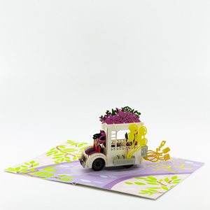 การ์ดป๊อปอัป3D การ์ดอวยพรกระดาษงานฝีมือสำหรับวันแต่งงานและวันเกิดเป็นของขวัญที่สมบูรณ์แบบสำหรับตกหลุมรัก - Product Image 5