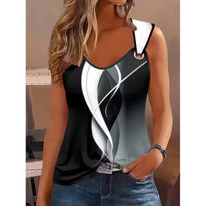Women'<b>s</b> Strappy Heart V-Neck Supreme <b>Blouse</b> with Eyelet Detail Pattern, 37770 - patterned - Product Image 2
