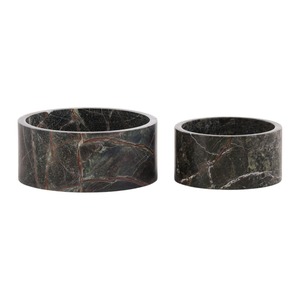 Nuevo cuenco de mármol redondo decorativo Manny, elegante diseño de mármol blanco, pieza decorativa de estilo Pedestal moderno para decoración del hogar con estilo - Product Image 6