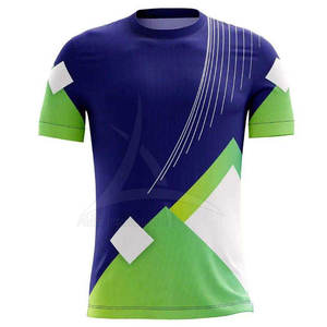 Camiseta Nueva de Sublimación Sólida, Material de Algodón y Poliéster, Ecológica, Transpirable, Personalizable, Estilo Único - Product Image 1