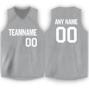 Camisetas de baloncesto con nombre de número personalizado de diseño personalizado de color sólido de moda, camiseta de baloncesto blanca azul deportiva de verano al por mayor - Product Image 2