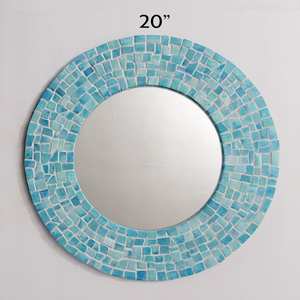 Miroir en mosaïque Aqua - Product Image 4