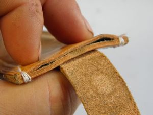 Funda para Cuchillo de aventura hecha a medida, funda para herramienta de supervivencia de piel de vaca WOK con componente de prevención de pérdidas de 5L, características tácticas - Product Image 4