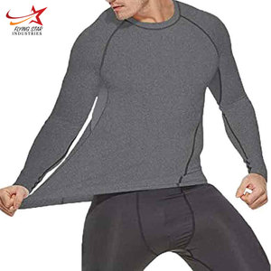 Camiseta de compresión de alta calidad para hombre, camiseta de entrenamiento de gimnasio y yoga, personalizable, de gran tamaño, de alta visibilidad - Product Image 4