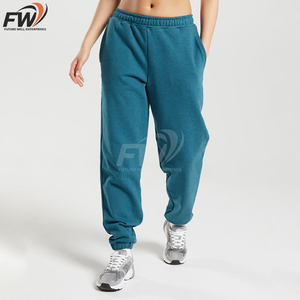 Pantalones Deportivos Personalizados de Doble Cintura para Mujer, Pantalones Deportivos de Felpa Francesa Gruesa con Bordado Impreso, Pantalones Deportivos Unisex de 600 Gsm - Product Image 1