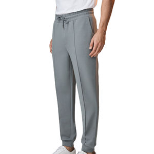 Pantalons professionnels pour hommes, coupe droite, rayés, personnalisés, de haute qualité, en molleton français léger, pour la course à pied, l'entraînement, le fitness - Product Image 2