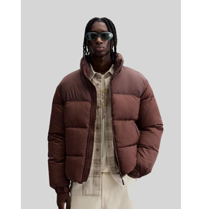 แจ็กเก็ตขนปุยหนังสำหรับผู้ชายเสื้อแจ็กเก็ตแบบฟิวชั่นแบบรวดเร็วน้ำหนักเบาระบายอากาศเป็นมิตรกับสิ่งแวดล้อม - Product Image 1