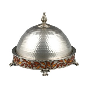 Pots chauds de service alimentaire Casserole finie en argent de qualité supérieure plats chauds en vente chaude structurée attrayante - Product Image 6