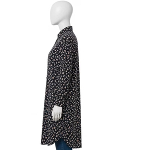 Vestido Casual de Manga Larga Antiarrugas, Tela Suave y Ligera, Material de Cuidado, Ropa de Mujer, Atuendo Diario, Moda, Venta al por Mayor - Product Image 3