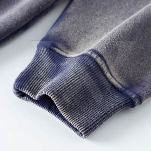 Top Selling Men's Acid Wash <b>Hoodie</b> High Quality <b>Long</b> Sleeve <b>Oversized</b> Hip Hop Style Print Low Price Winter OEM Hoodies for Man - Product Image 3