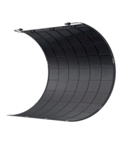 Panneau solaire flexible 200W 1350x880x3mm, monocristallin demi-cellule, 4,7kg, IP68, pliable pour camping-car, caravane, hors réseau
