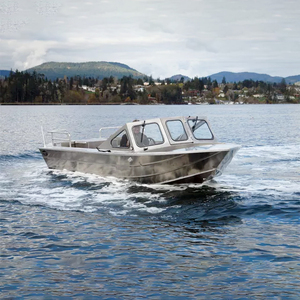 Yacht de sport en aluminium soudé de 16 pieds à 21 pieds pour la pêche et les loisirs fluviaux Jet Boat à fond large pour le divertissement - Product Image 4