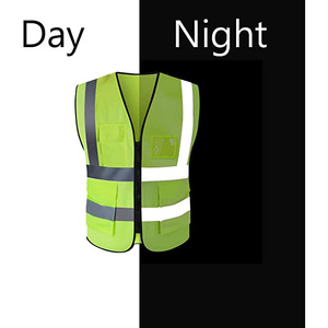 <b>Construction</b> Uniform <b>Work</b> Reflective Clothing High Visibility Reflective Safety Vest <b>Jacket</b> Industrial Security Vest With Logo - Product Image 3