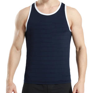Débardeur de fitness sans manches de haute qualité pour hommes sérigraphie personnalisée conception de logo séchage rapide vêtements de sport grande taille - Product Image 4