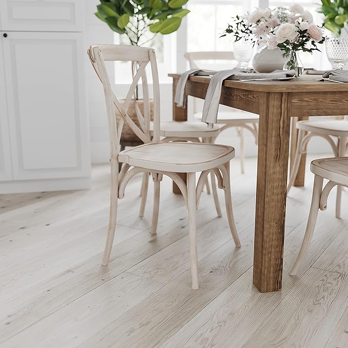 large wooden dining table
