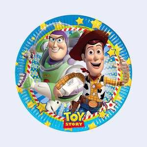 Assiettes jetables Toy Story 19,5 cm, 8 pièces, fournitures de fête pour enfants, célébration d'anniversaire - Product Image 1