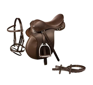 Selle de course de chevaux occidentale, selle de cheval professionnelle, cuir synthétique, équipement en cuir véritable pour les selle de randonnée - Product Image 5