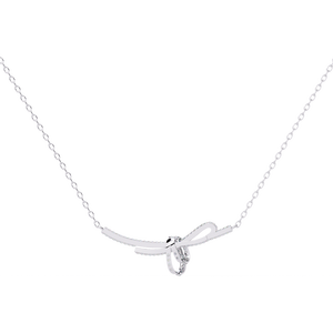 18K Gold <b>Necklace</b> with Lab Grown Diamond Ladies' Diamond <b>Necklaces</b> - Product Image 6