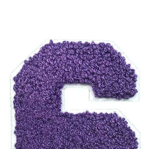 Écussons en chenille personnalisés de haute qualité, broderie 3D, logo en lettres, badges à coudre pour vestes universitaires, équipes sportives, promotionnels, OEM - Product Image 1