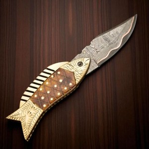 Nordic Forge Industrial Grade Damascus Folding <b>Knife</b> Leather Sheath Handmade <b>Pocket</b> <b>EDC</b> Hunting Camping OEM ODM Supported Drop - Product Image 5