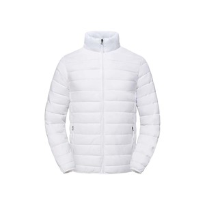 <b>Men's</b> Custom Satin Puffer Jacket Designer Winter Bubble <b>Padded</b> <b>Coat</b> Waterproof with Zipper Closure Short Length Outdoorwear - Product Image 6