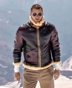 General Patton Chaqueta De Piel De Oveja Del Vuelo De Los Hombres - Product Image 1