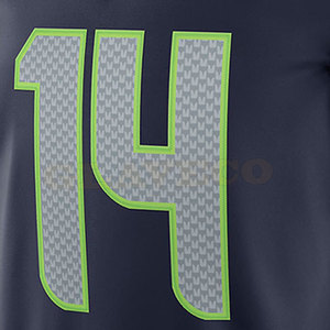 Nouvelle arrivée Maillot de football américain unisexe 100% polyester Maillot de sport respirant avec grande taille pour adultes et jeunes Prix bon marché - Product Image 6