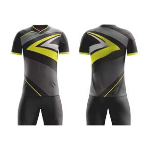 Uniforme de Fútbol al por Mayor, Único, de Alta Calidad, 100% Poliéster, Transpirable, Ligero, Último Diseño, Conjunto de Camiseta con Estampado por Sublimación - Product Image 3