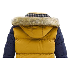 Barato precio bajo ligero cálido pluma logotipo personalizado nailon negro con capucha invierno burbuja abajo Puffer chaquetas abrigo para hombres mujeres con piel - Product Image 5