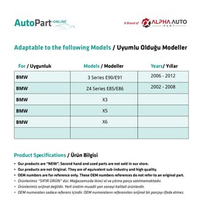 Ensemble de 10 clips de capot pour BMW Série 3 E90-E91 - Product Image 2