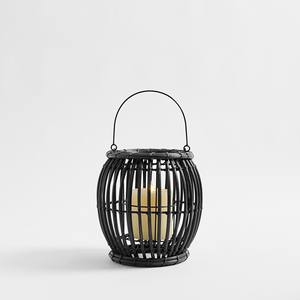 Mejor venta 2023 hecho a mano Careyes tejido a mano mimbre ratán exterior linterna elegante mimbre para decoración iluminación al aire libre - Product Image 5