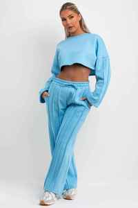 ชุดวอร์มผู้หญิงขาสั้นสีชมพูมีฮู้ดและกางเกงขายาวชุดออกกำลังกายใหม่ - Product Image 6