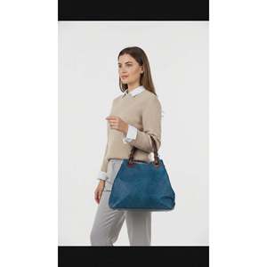 Borsa morbida in vera pelle di coccodrillo - Made in Italy - Art. 25374 - Product Image 3