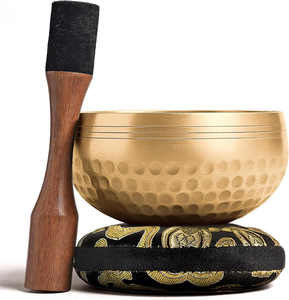 Premium Eco-Friendly Stainless Steel Tibetan Singing Bowl for Yoga Meditation Sound Healing Spiritual Therapy Hand Hammered - Product Image 2