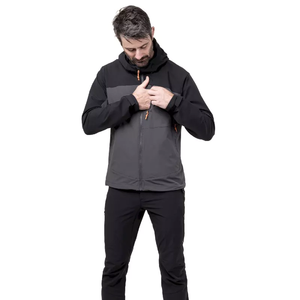 แจ็คเก็ตผ้านิ่มสำหรับผู้ชาย, เสื้อแจ็คเก็ตระบายอากาศได้ดีและกันลมพร้อมซิปกันน้ำเลือกโลโก้ได้ตามต้องการ - Product Image 3