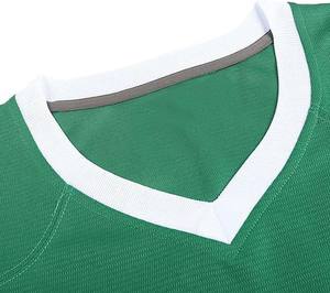 Camiseta de fútbol americano de calidad personalizada, diseño de logotipo de malla transpirable, camisetas cortas de talla grande, colección de verano, venta al por mayor - Product Image 4