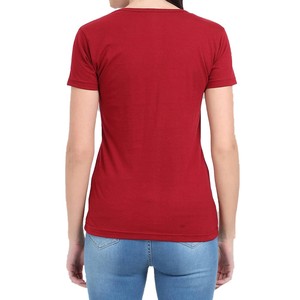 เสื้อยืดสตรีคอกลมผ้าโพลีเอสเตอร์ผ้าเรยอน, เสื้อยืดระบายอากาศได้ดีผ้าคอตตอนผสมผ้าแคนวาสเบลล่า - Product Image 4