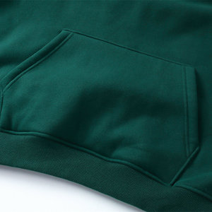 Haute qualité sans perte de peluches Anti boulochage sans chapeau corde 400 grammes pull solide motif sweats à capuche col sweat - Product Image 3